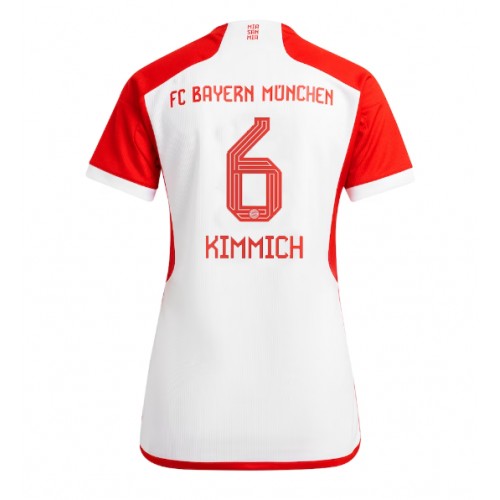 Maillot de foot Bayern Munich Joshua Kimmich #6 Domicile Femmes 2023-24 Manches Courte